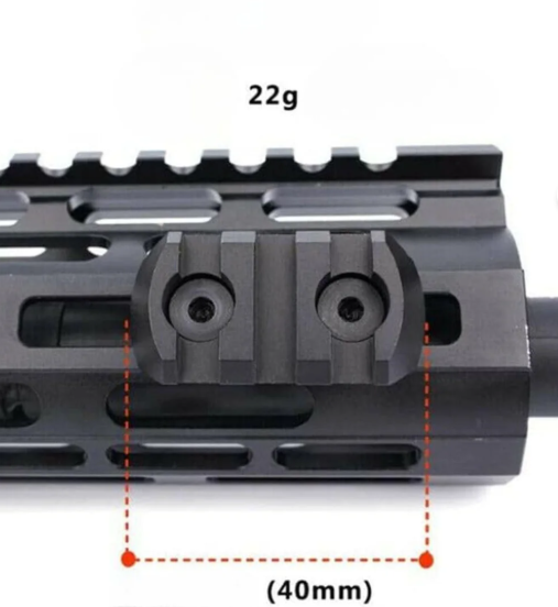 TAM12 M-LOK Pikatin Ray 3 Slot