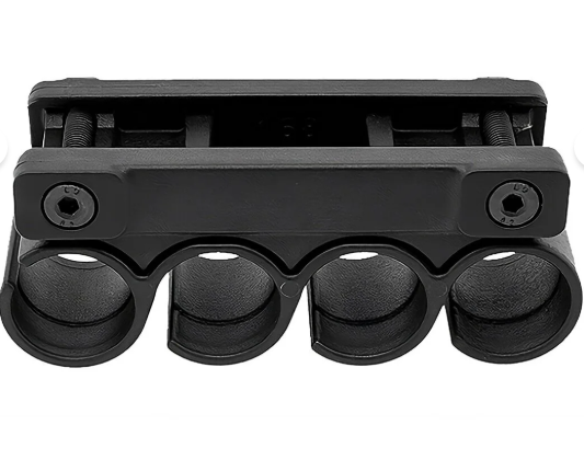 TAM12 Picatinny Ray Uyumlu 4’lü Fişeklik – Taktik Av Tüfeği Fişek Tutucu – Ergonomik Tasarım