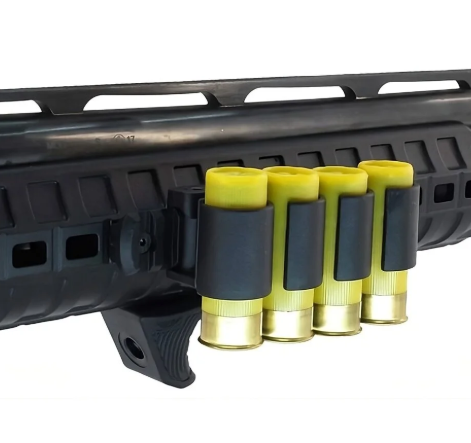 TAM12 Picatinny Ray Uyumlu 4’lü Fişeklik – Taktik Av Tüfeği Fişek Tutucu – Ergonomik Tasarım