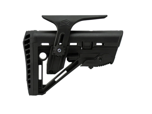 TAM12 Teleskopik Amortisörlü Taktik Dipçik – Ayarlanabilir Av Tüfeği Dipçiği Siyah